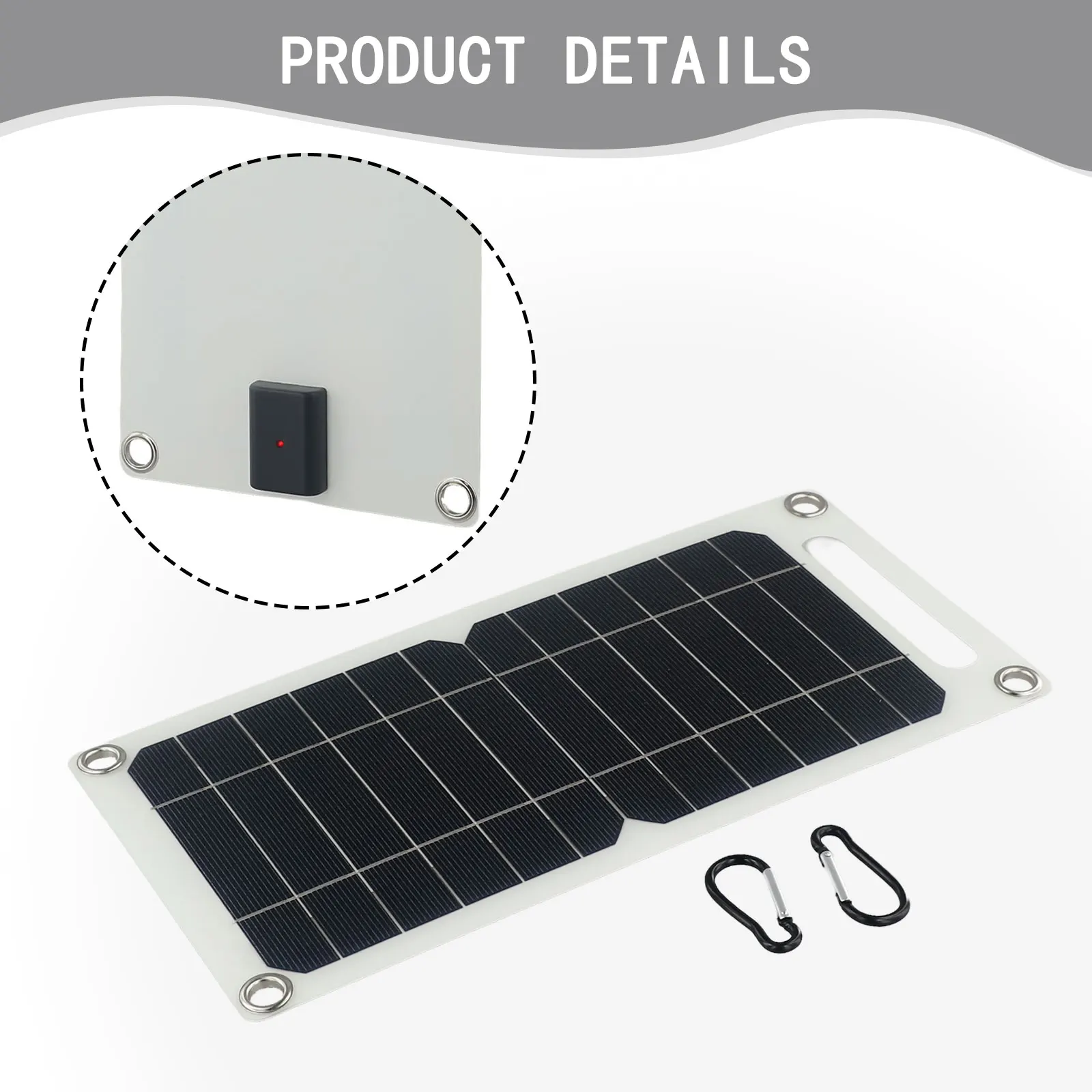 Sustainable Living Usa - Panel słoneczny 5V 10W, ładowarka solarna