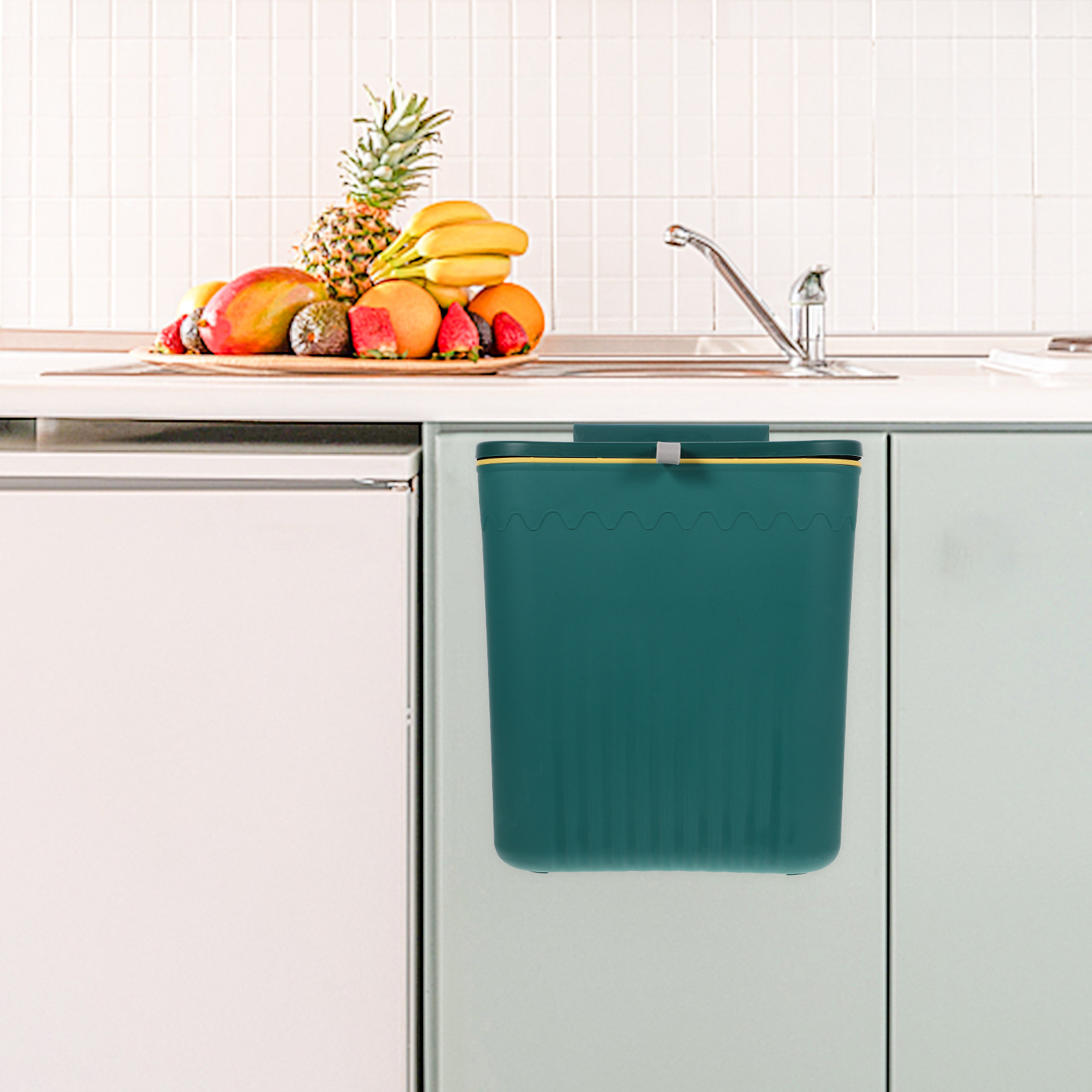 Compost Bin Countertop - Oszczędzający miejsce kosz na kompost, wiszący