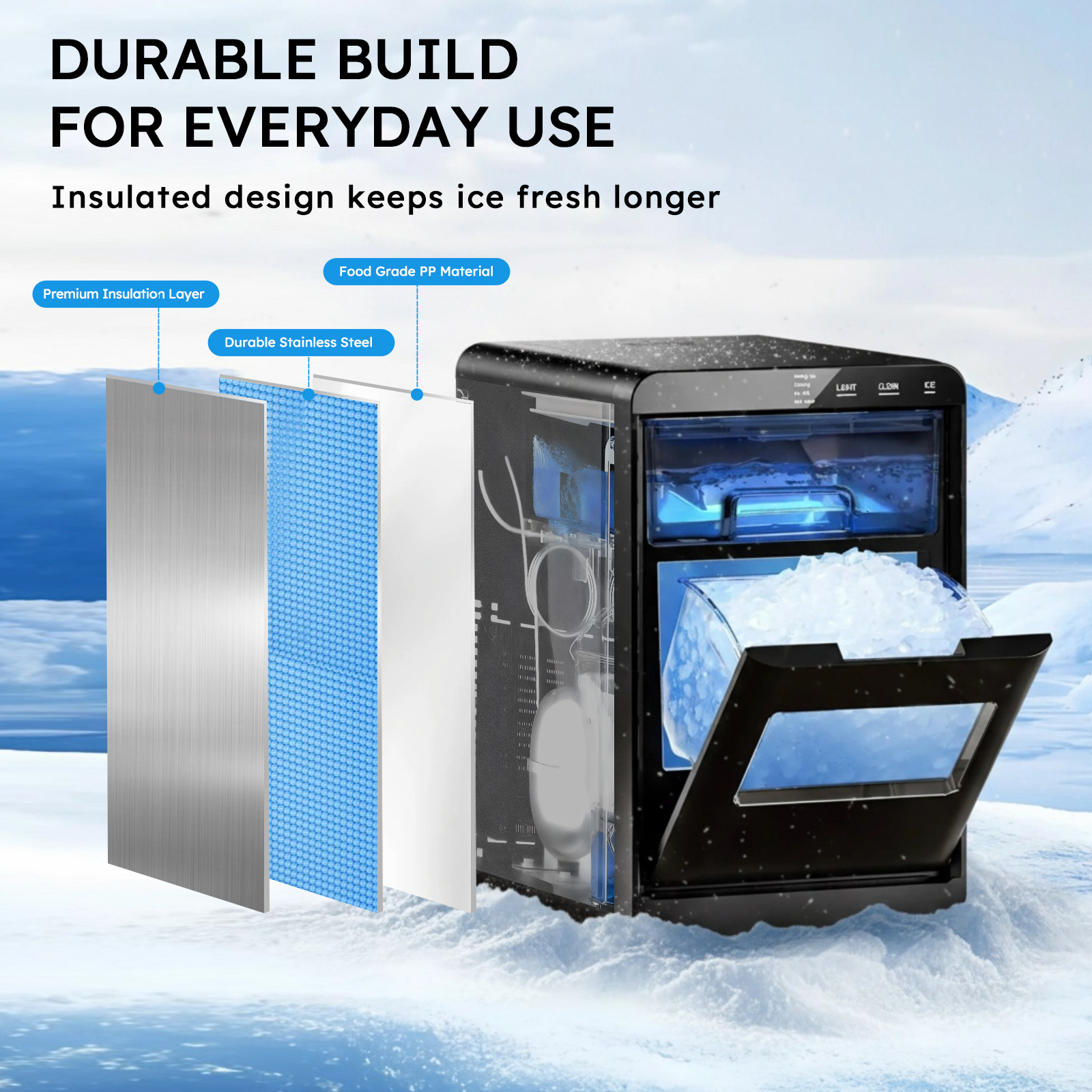 Automat do lodu w granulkach,  – Compost Bin Countertop recenzja i cena